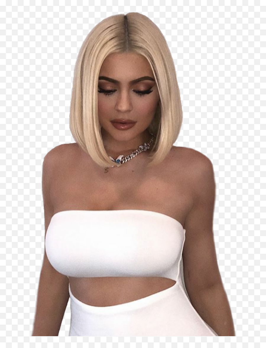 Kylie Jenner Png - Kylie Jenner Blonde Bob,Kylie Jenner Png