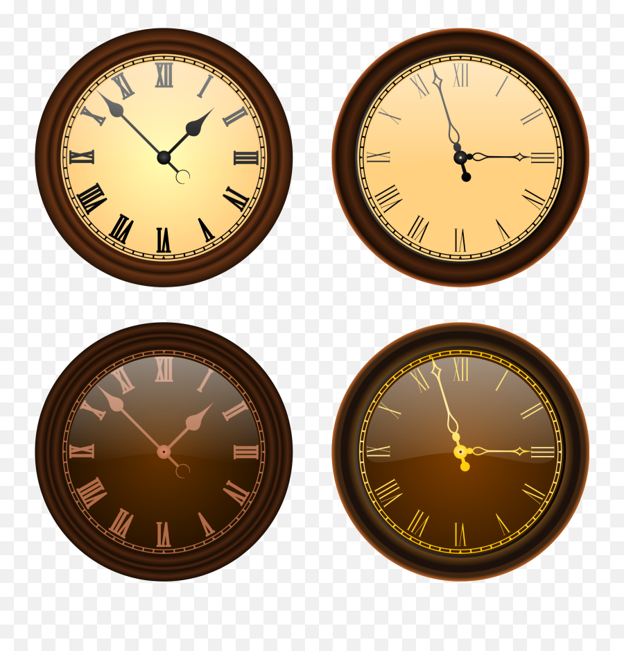 Download Hd Png Free Stock Clock Svg Old - Clock Vector Free Old Clock Transparent,Clock Vector Png