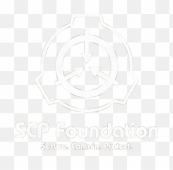 SCP Secret Laboratory White Logo transparent PNG - StickPNG