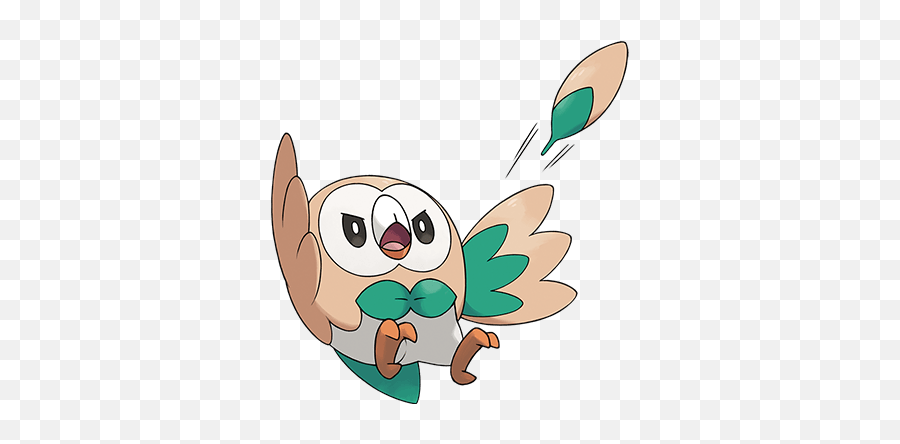 Rowlet - Rowlet Pokemon Sun And Moon Png,Rowlet Png.