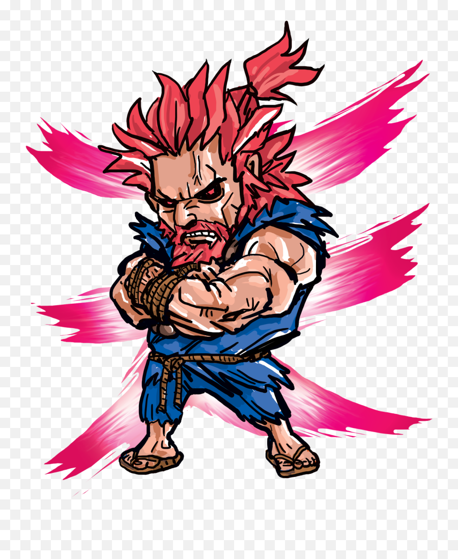 Skullbase Akuma Sfv Why You No Beard Like This One Png Transparent