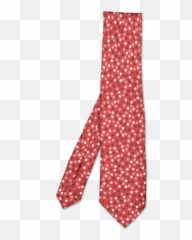 Isaia Tie Red Dot - Solid png