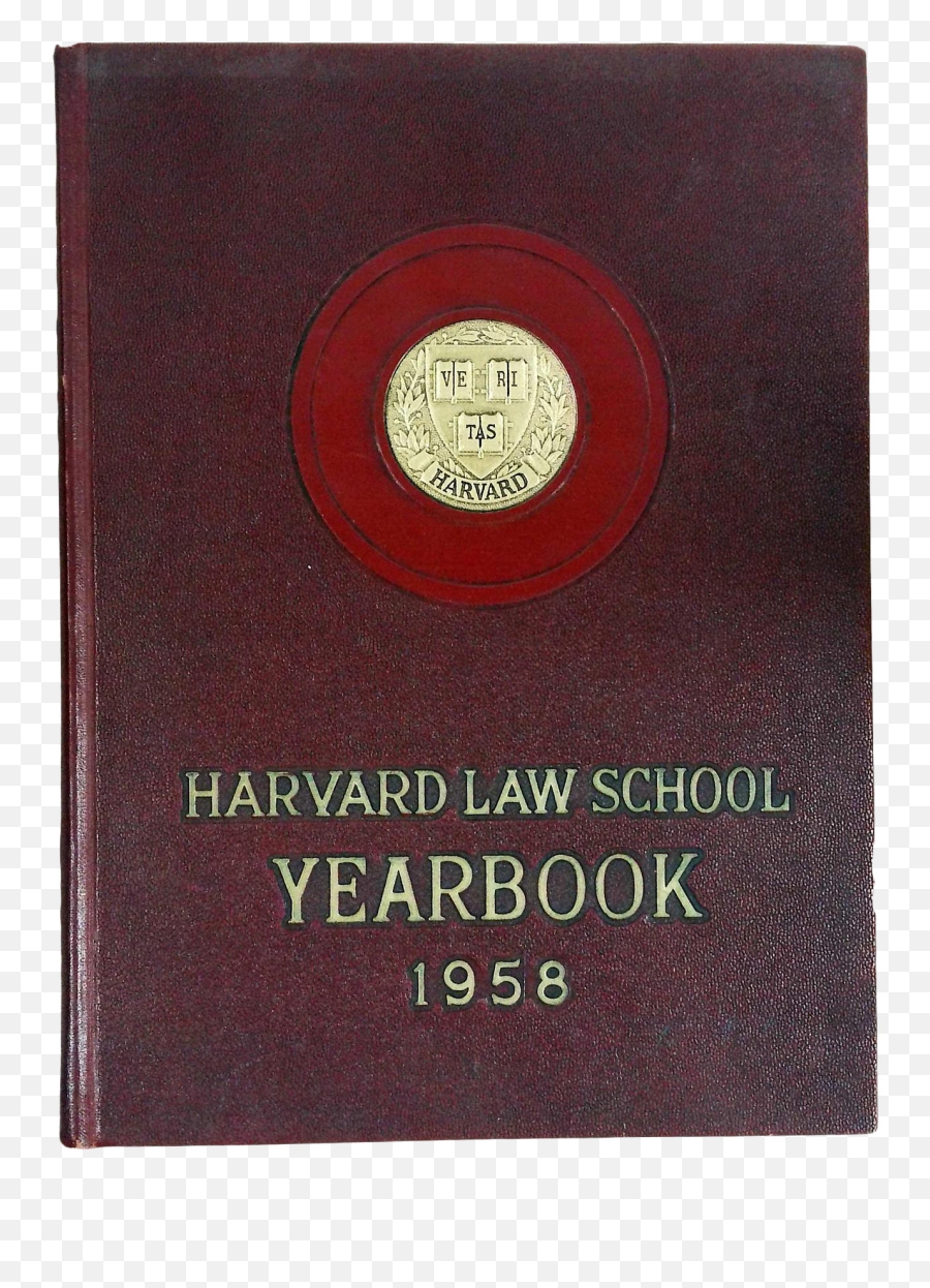 1958 The Harvard Law School Yearbook Coffee Table - Richard James Png,Harvard Law School Logo
