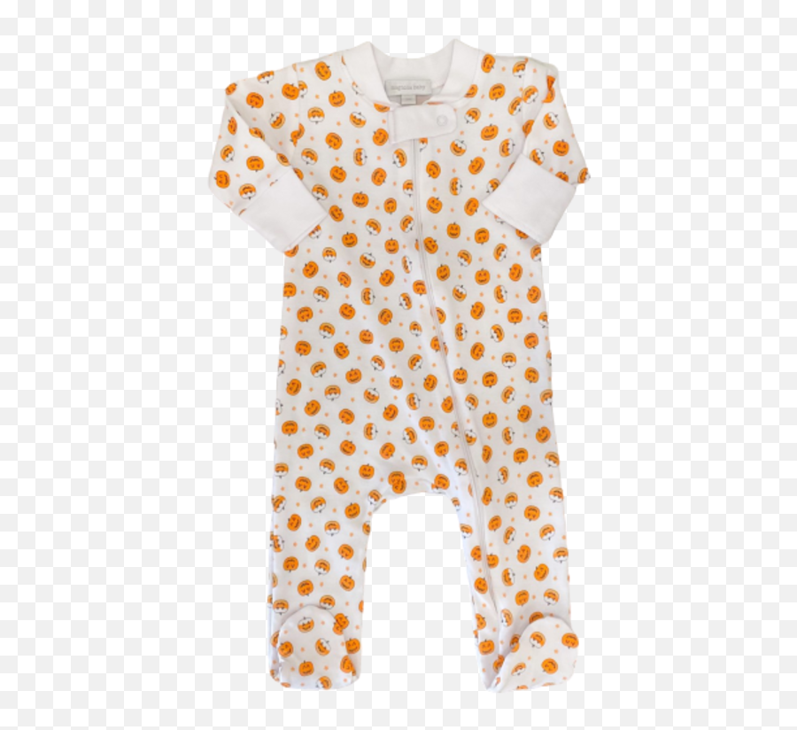 Magnolia Baby Candy Corn Pumpkin Zipped Footie - Dress Png,Candy Corn Transparent