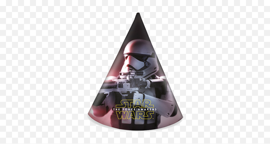 Download Star Wars The Force Awakens Party Hats - Star Wars Star Wars The Force Awakens Stormtrooper Png,Party Hat Transparent