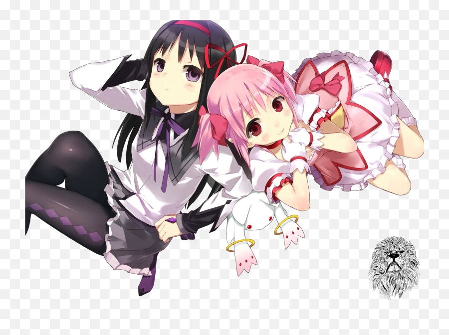 Png - Akemi Homura Kyubey U0026 Kaname Madoka Cg Artwork,Madoka Kaname Transparent