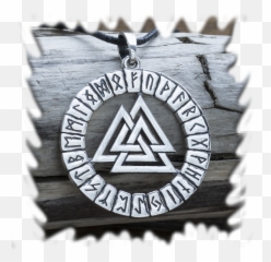 Valknut Pendant Sterling Silver - Still Life Photography Png,Valknut Png