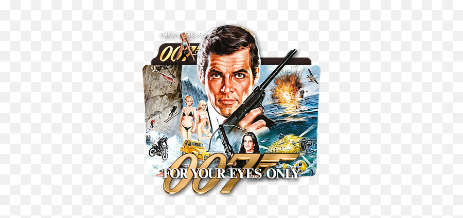 Movie Poster Action Film Games Hero - 007 For Your Eyes Only Png,Action Folder Icon