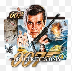 Movie Poster Action Film Games Hero - 007 For Your Eyes Only png