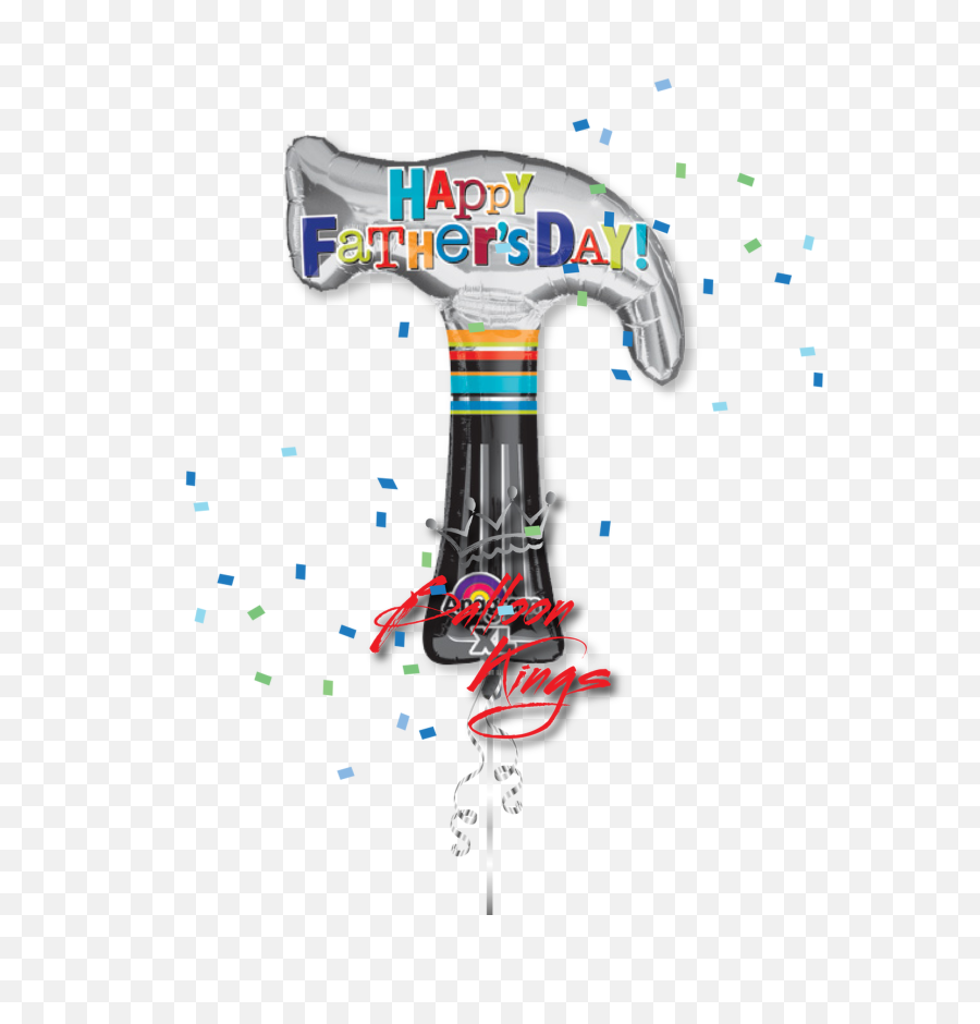 Download Hd Happy Fathers Day Hammer - Happy Fathers Day Balloons Png,Happy Father's Day Png