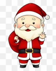 Santa Background Transparent 800x1169 8814 - Cute Animated Santa Claus Png,Santa Png