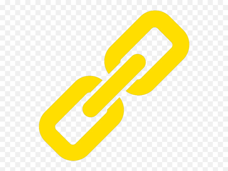 Yellow Link Icon - Link Symbol In Wifi Png,Links Icon
