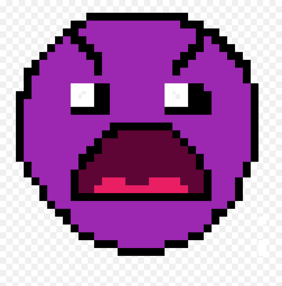 Geometry Dash Insane Difficulty Face - Deadpool Pixel Art Png,Planet Png