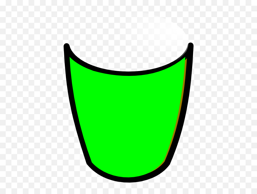 Recycle Bin Empty Green Clip Art - Vector Clip Vertical Png,Empty Trash Icon