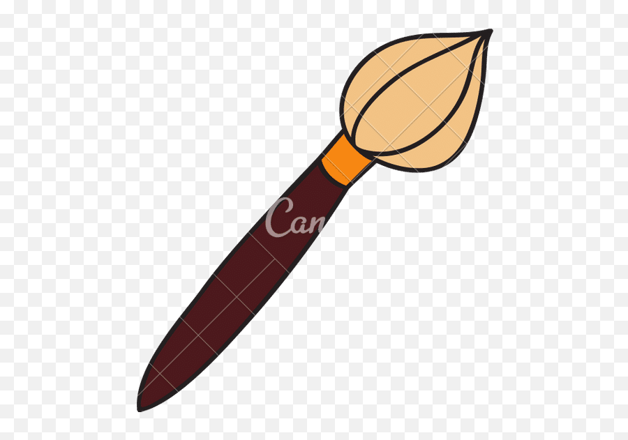 Paint Brush Icon Vector Illustration - Canva Png,Vector Brush Icon