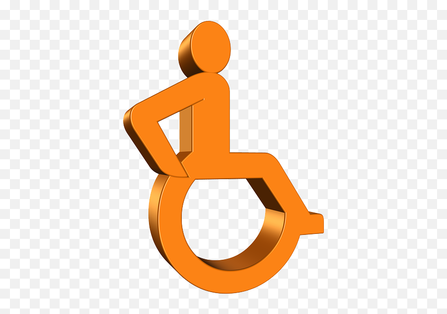 Disabled Handicap Symbol Png Hd File - High Quality Image Wheelchair,Handicap Icon