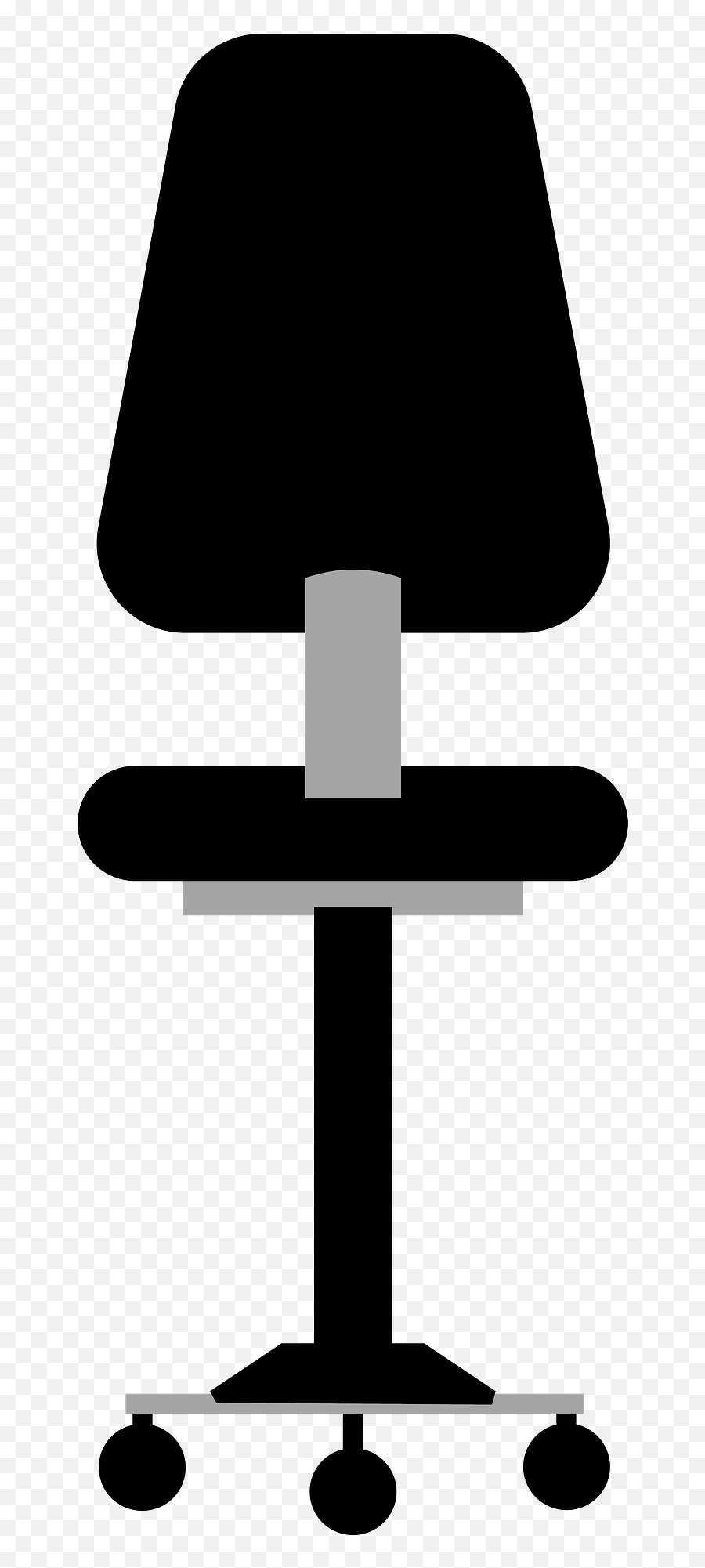 Office Chair Clipart Free Download Transparent Png Creazilla - Office Desk Clipart Png,Table With 2 Chair Icon Top View Png