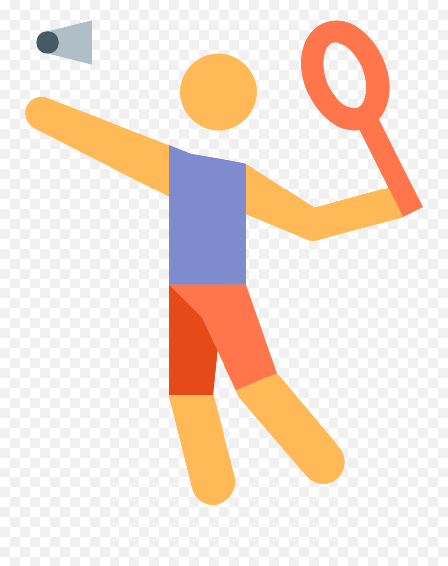 Badminton Player Icon - Free Download Png And Vector Icon Badminton Player Png,Badminton Png