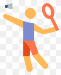 Badminton Player Icon - Free Download Png And Vector Icon Badminton Player Png,Badminton Png