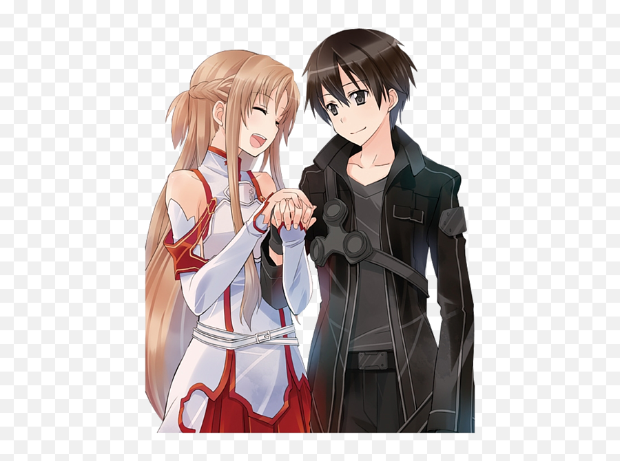 Asuna And Kirito Carry - All Pouch Cute Anime Couple Png,Fullmetal Alchemist Folder Icon