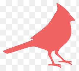 Silhouette Northern Cardinal Clip Art - Clipart Black And White png