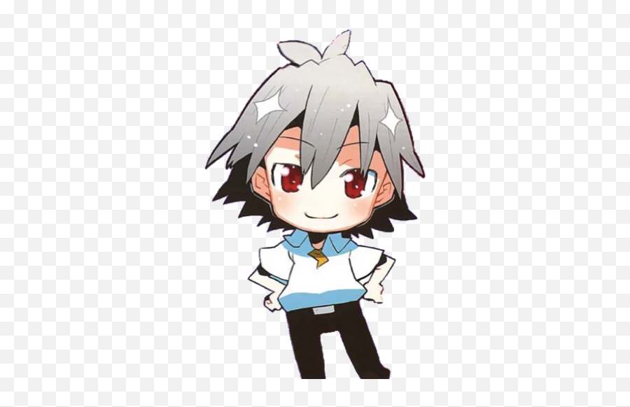 Telegram Sticker From Evangelion School Chibi Pack - Fictional Character Png,Kaworu Icon