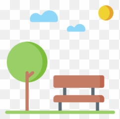 Park - Free Architecture And City Icons Outdoor Bench Png,Green Icon Png