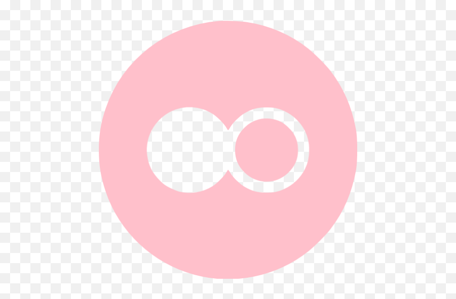 Pink Flickr 4 Icon - Free Pink Site Logo Icons Dot Png,Flikr Icon