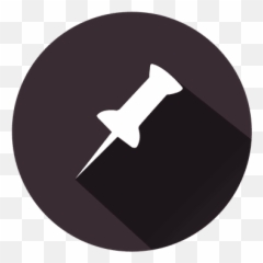 Pin Icon Png 250103 - Free Icons Library Circle