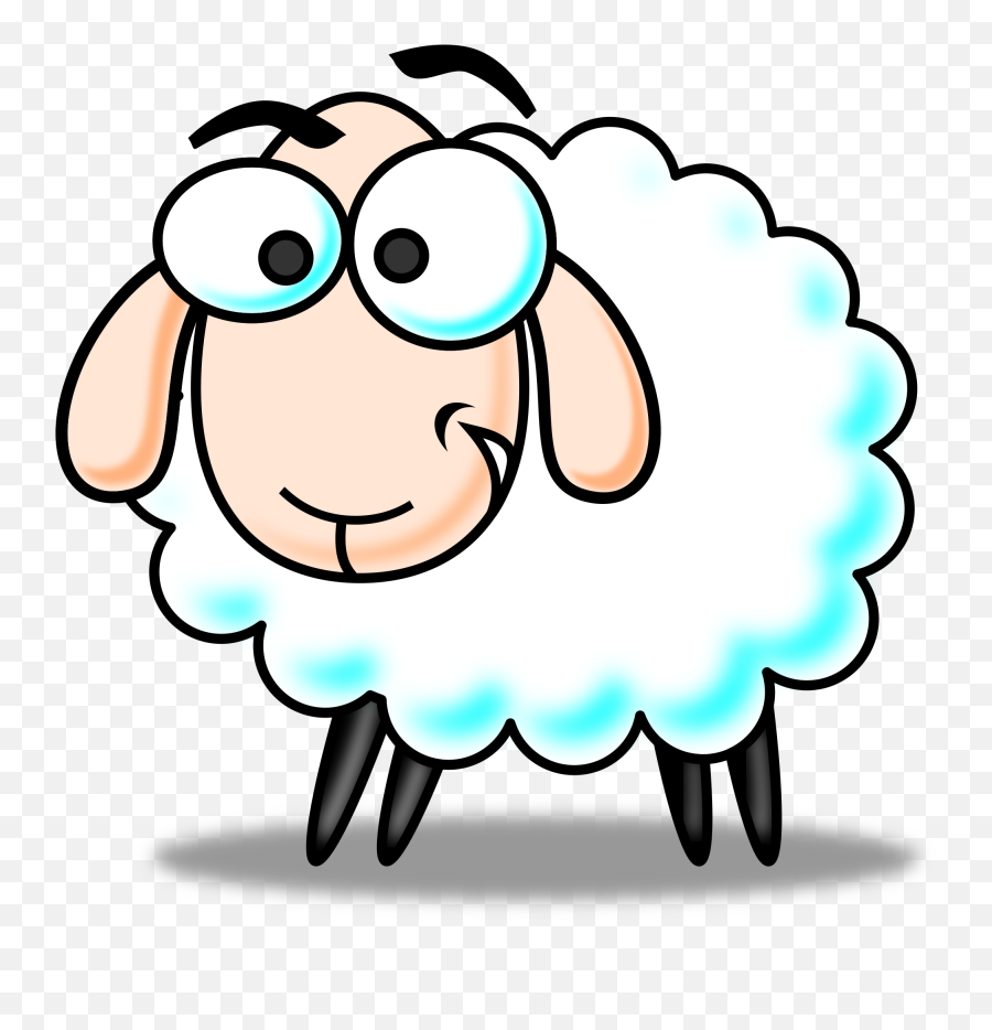 Crazy Clipart Sheep - Cute Sheep Clipart Png,Sheep Png