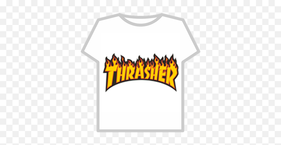 Thrasher Logo T Shirt - Roblox Vip Shirt Png,Thrasher Png
