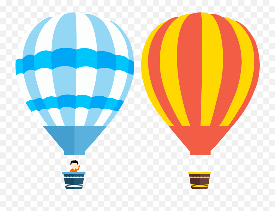 Balloon Vector - Hot Air Balloon Png Clipart,Balloons Background Png