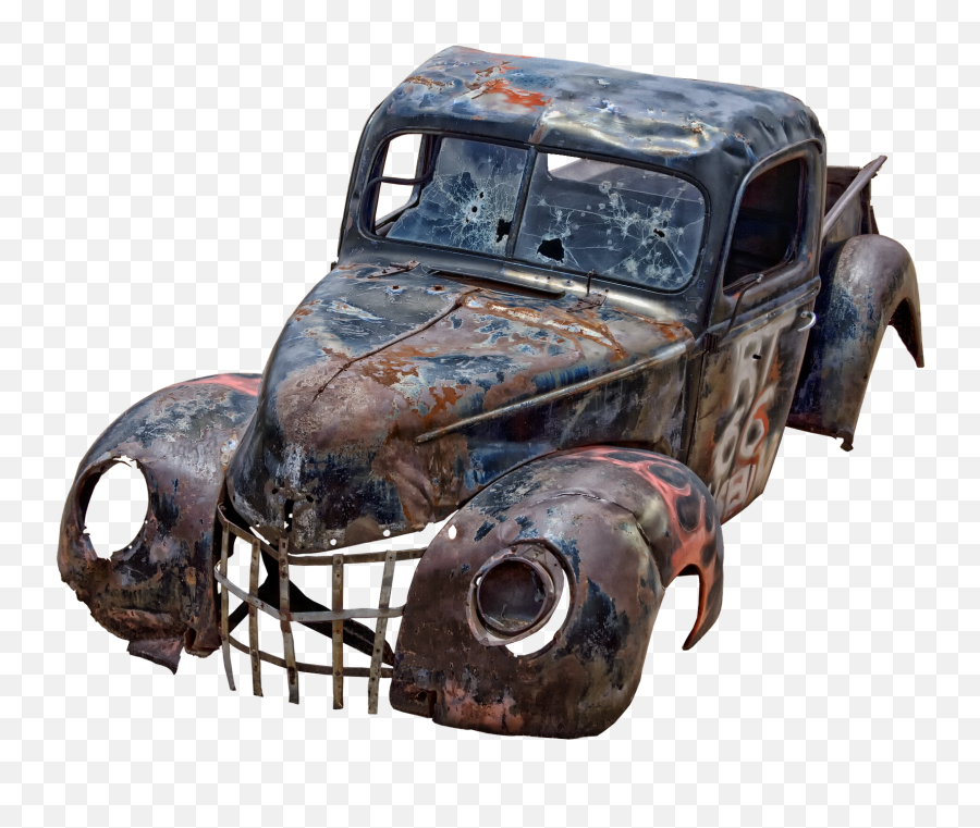 When To Sell Junk Car For Cash Wrecked The Cars - Transparent Old Car Png,Junk Png