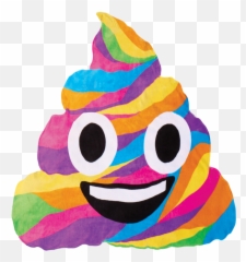 Rainbow Poop Emoji Png Picture - Pile Of