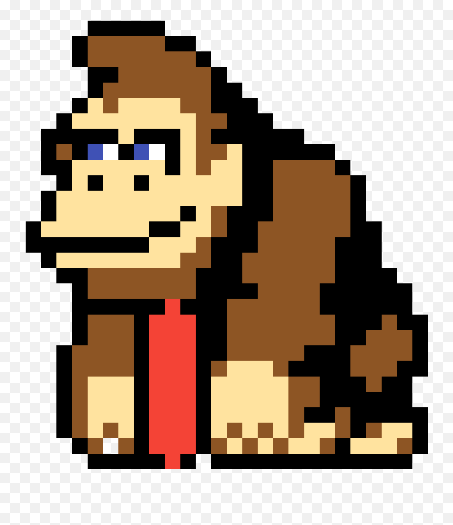 Donkey Kong No - Donkey Kong Country Pixel Clipart Full Donkey Kong Pixel Art Png,Diddy Kong Png