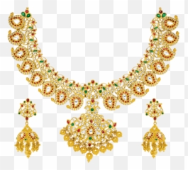 Jewellery Necklace Transparent Background Png Mart - Transparent Background Artificial Jewellery Png,Gold Chain Transparent Background