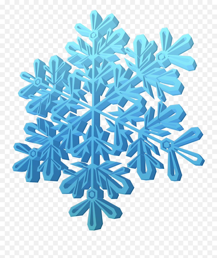 Snowflakes Border Png Transparent - 3d Snowflake Png,Snow Flakes Png