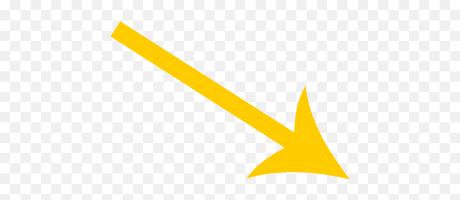 Yellow Arrow Icon Png - Thin Yellow Arrow Png,Yellow Arrow Png