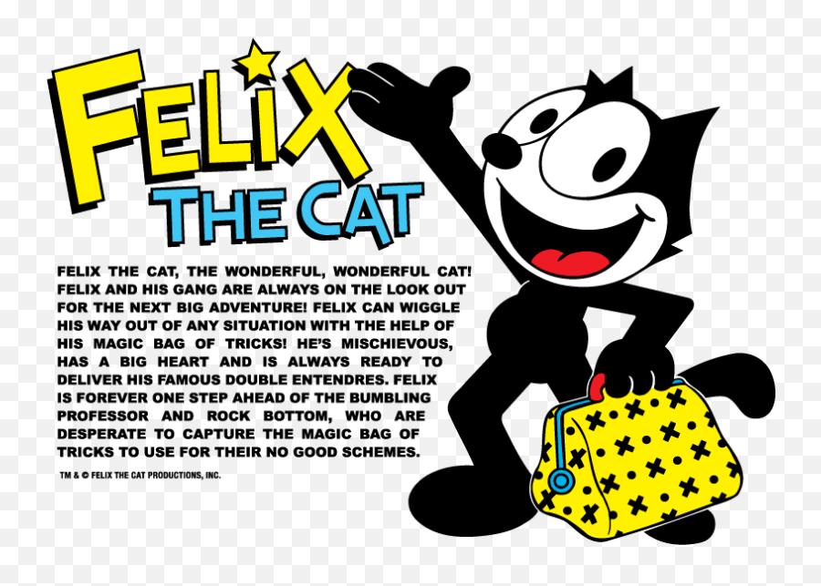 Felix The Cat - Felix The Cat Bag Of Tricks Png,Felix The Cat Png