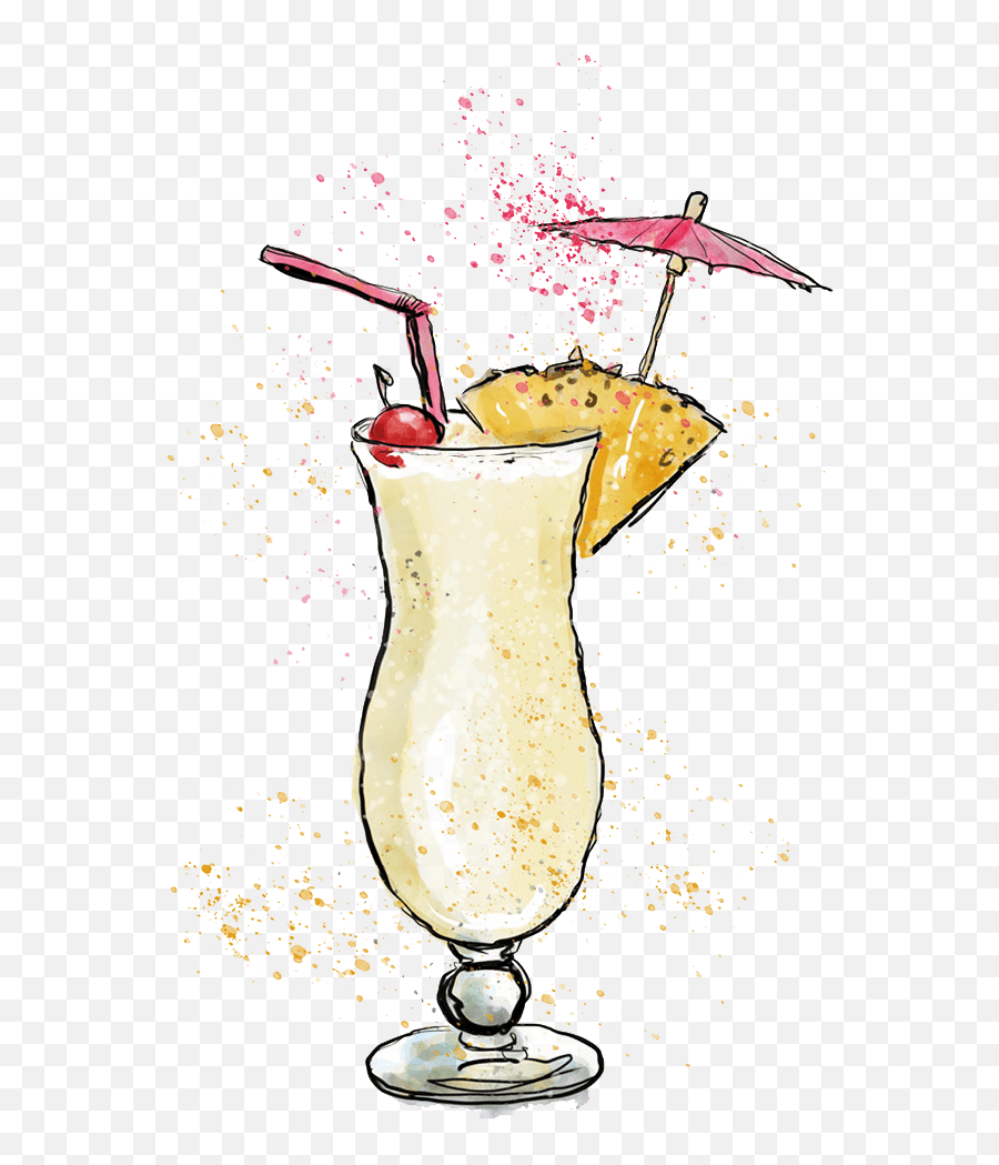 Pina Colada - Batida Png,Pina Colada Png