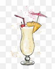 Pina Colada - Batida Png,Pina Colada Png