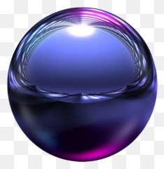 Metal Reflection Sphere Round Mirror - Transparent Background Marble Ball Png,Sphere Png