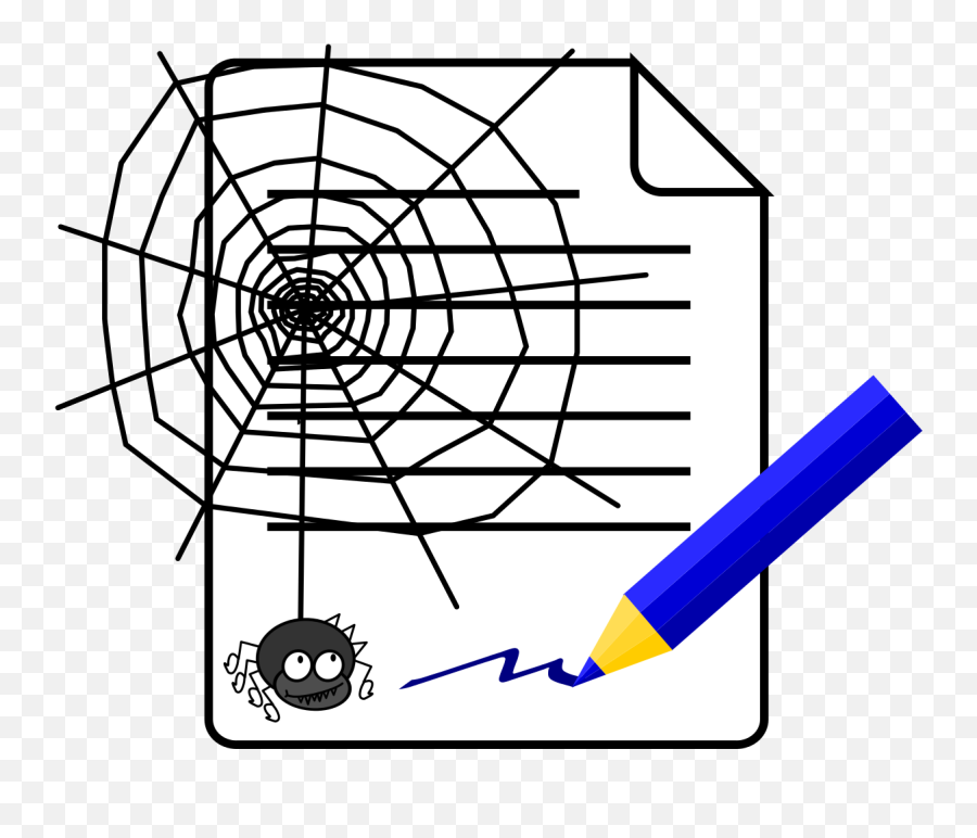 Filedocument Spider Websvg - Wikipedia Document Clipart Png,Spiderweb Png
