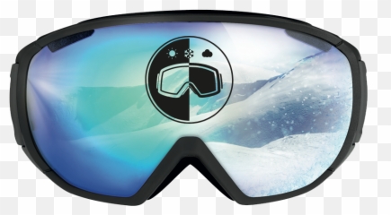Goggles Alpine Skiing Glasses - png