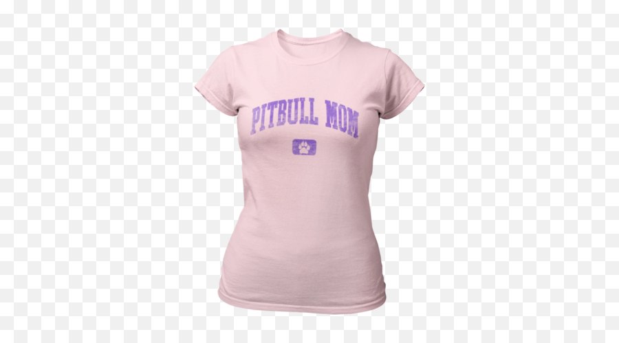 Pitbull Mom - Pink Png,Pitbull Png