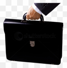 Download Hand Holding Briefcase - And Png