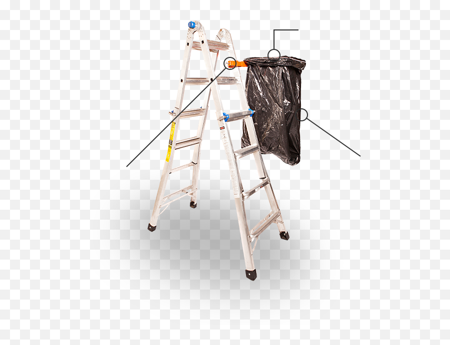 Trash Bag Holder - Gorilla Forks Ladder Png,Trash Bag Png