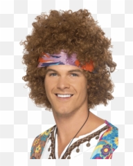 Download Hippie Afro Hd Png - Uokplrs Hippy,Afro Transparent