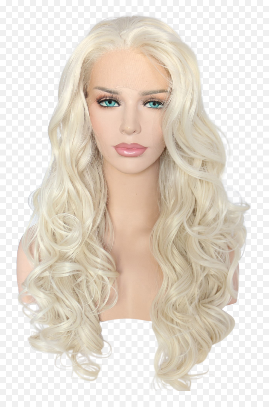 Giulianna - Long Blonde Curly Lace Front Long Wig By 613 1b Deep Wave Lace Front Wig Png,Blonde Wig Png