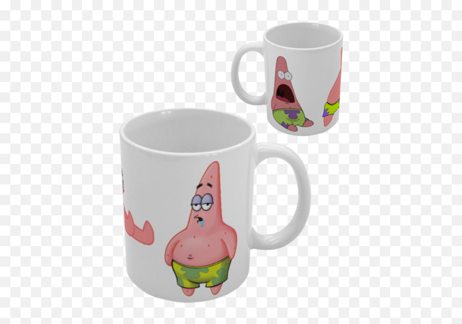 Memes Merch - Coffee Cup Png,Patrick Star Png